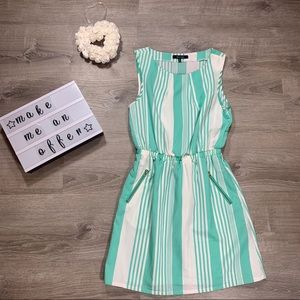 New Look mint green stripped dress